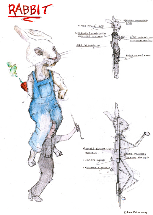 stick rabbit drawing